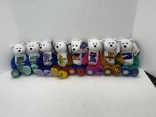 Lot Of 8 Vintage Limited Treasures Coin Bears Plush 50 States Of America