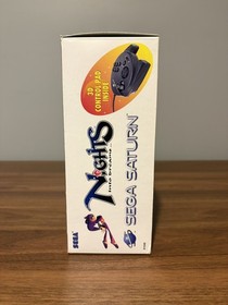 Nights Into Dreams (Sega Saturn 1996) Big Box with 3D Control Pad CIB Reg Card 