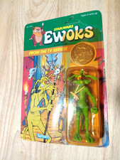 Vintage Star Wars Ewoks Dulok Shaman Carded 1985