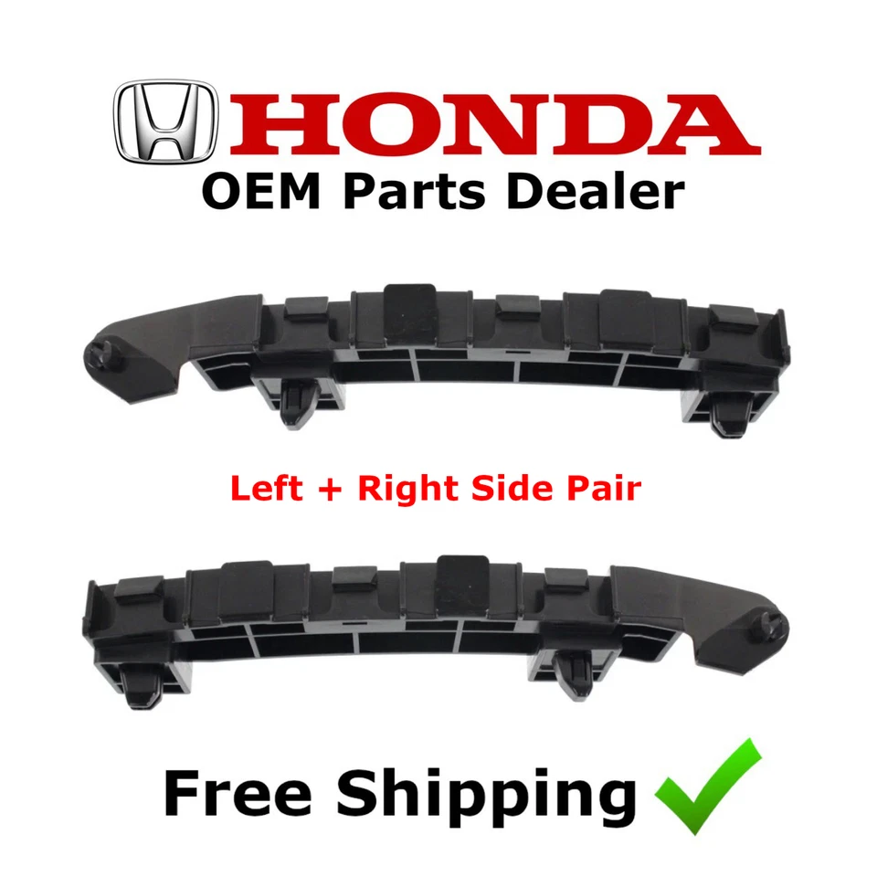 Par espaciador de parachoques delantero izquierdo + derecho Honda Fit 2009-2014 nuevo (OEM) Foto 3 de 4