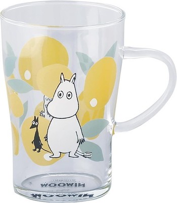 MOOMIN Heat-resistant Glass Mug Moomin Approx. 350ml Scandinavian Goods Japan