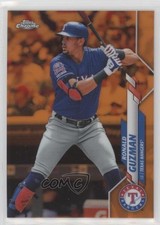2020 Topps Chrome Orange Refractor 9/25 Ronald Guzman #129 s3g