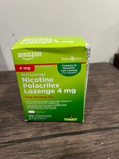Amazon Basic Care Nicotine Polacrilex Mini Lozenge 4 mg 216 count Exp 03/2027
