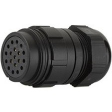 CEEP 19-Pin Female Inline Connector, Solder Cups