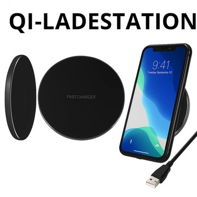 Wireless Qi 10W Fast Charger Induktive Ladestation Ladegerät Kabellos Smartphone