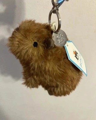 Clyde Capybara Bag Charm - Jellycat Plush Keychain - Soft Toy Gift - NWT Cute