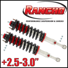 Rancho QuickLIFT 2.5-3" Front Leveling Struts PAIR fit 2005-23 Toyota Tacoma 4WD