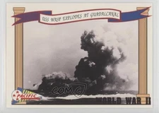 1992 Pacific World War II USS Wasp Explodes at Guadalcanal #75 0c4