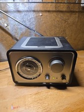 Crosley Solo AM/FM AUX Receiver Model CR3003A-BK Radio Portable Corded Electric