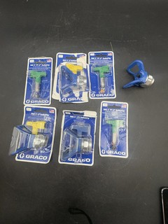 Lot of Graco spray Tips