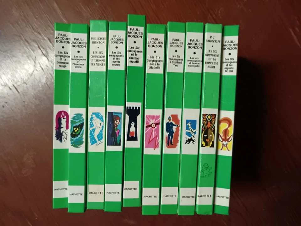 Lot de 10 livres Les six compagnons - Photo 2/3