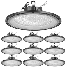 VEVOR 10 Pack LED High Bay Lights 6000K 150W 21000LM for Warehouse Shop Barn