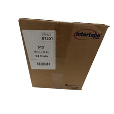 Intertape 513 Box-Sealing Packing Tape 48mm X 54.8m 24 Rolls Case USA Made