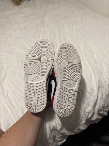 Nike Air Jordan 1 High Top Female Size 5 UK Red And Black - Picture 5 of 6