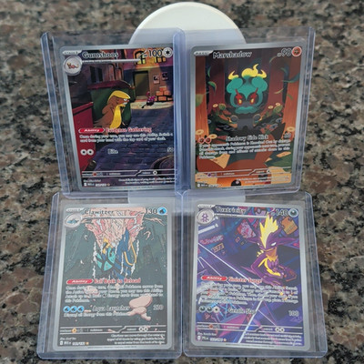 Pokémon Mega IR Illustration Rare 4 Card Lot Marshadow Gumshoos Toxtricity
