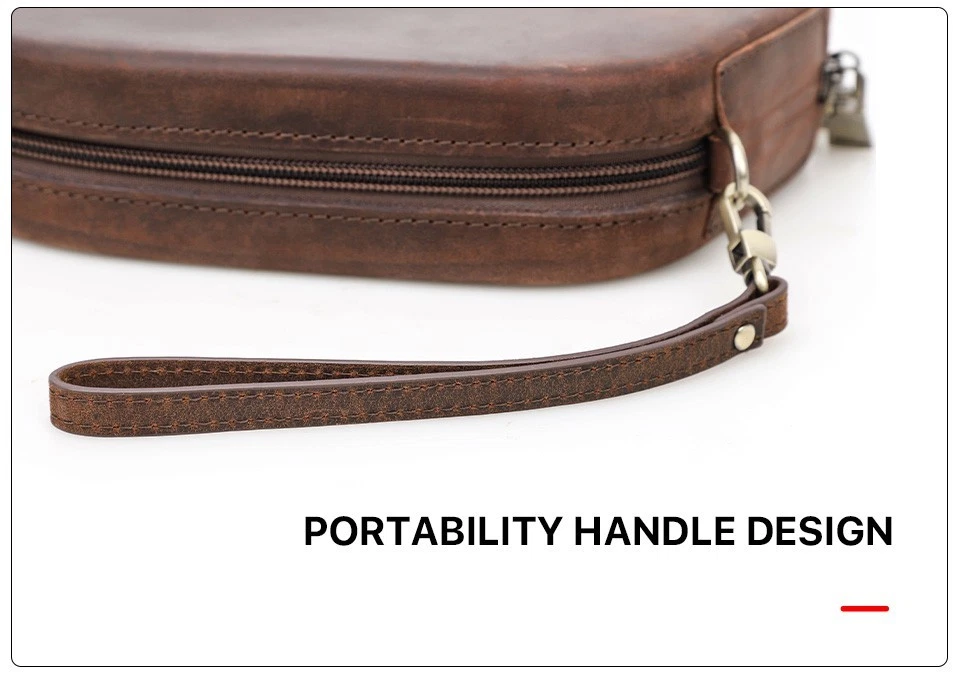 Funda protectora de cuero hecha a mano para auriculares para Apple Airpods Max Foto 2 de 4