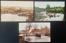 3 Early ALLINGTON Farleigh Locks  MAIDSTONE Kent  postcards