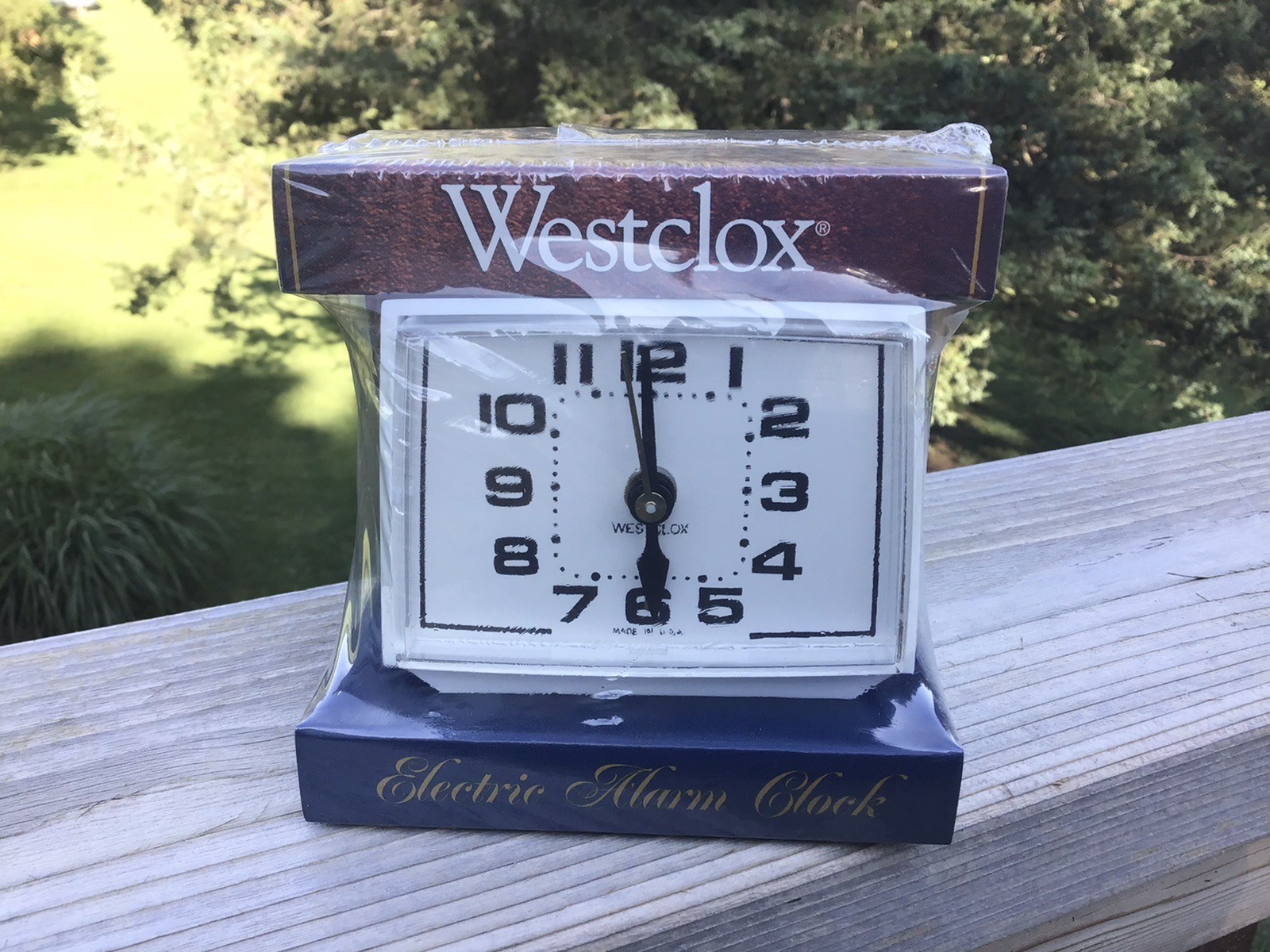 Vintage Westclox Electric Alarm Clock New Sealed Made In USA Retro Y2K