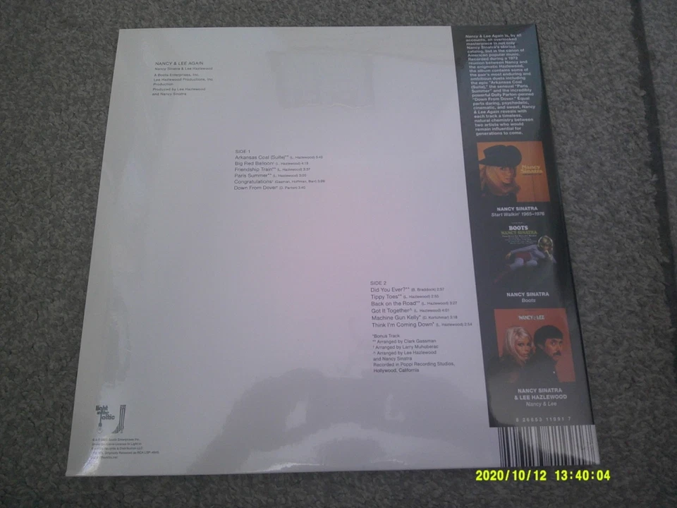 NANCY SINATRA & LEE HAZLEWOOD Nancy & Lee Again BALLON RED 2022 LITA NEW/SEALED - Image 3 of 3