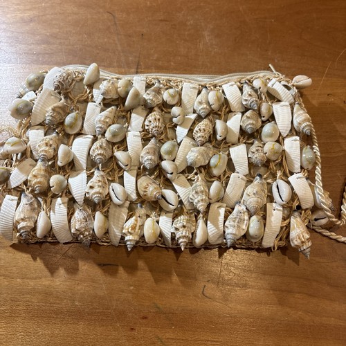 Vintage Handmade Sea Shell Purse/Clutch