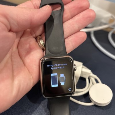 Apple Watch 1st Gen (Series 0) 42mm Stainless Steel Case A1554