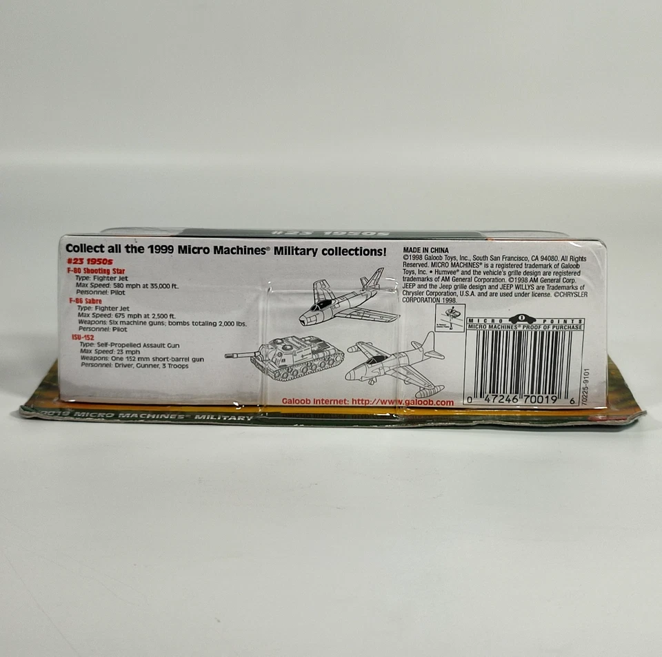 Micro Machines Military #23 1950s Galoob 70019 Classic Series 1998 New - Image 4 of 4