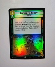 Star Wars Unlimited: JTL-Prepare For Takeoff FOIL #626 w/2 FREE cards