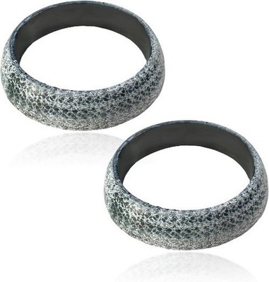45mm Car Exhaust Gasket, High Grade Graphite Exhaust Flange G Color: 45mm,2pcs