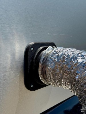 Diesel Heater Wall Port   Lightweight Exhaust Pass-Through for Campers