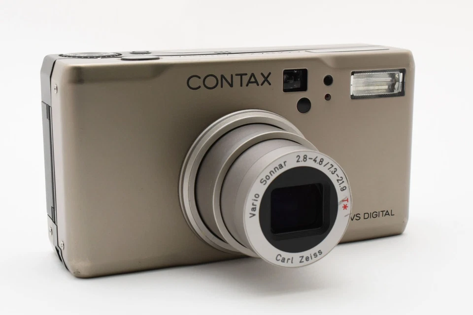 [Near MINT+++] Contax TVS 5.0MP Digital Camera Titanium Silver From JAPAN - Image 4 of 4