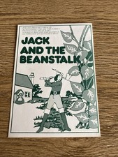 1970s Jack And The Beanstalk Pantomime Programme Jollees Cabaret Club Stoke