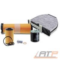 Inspektionspaket Filtersatz FÜR Mercedes C-KLASSE W204 S204 200 220 Cdi Bj 07-14