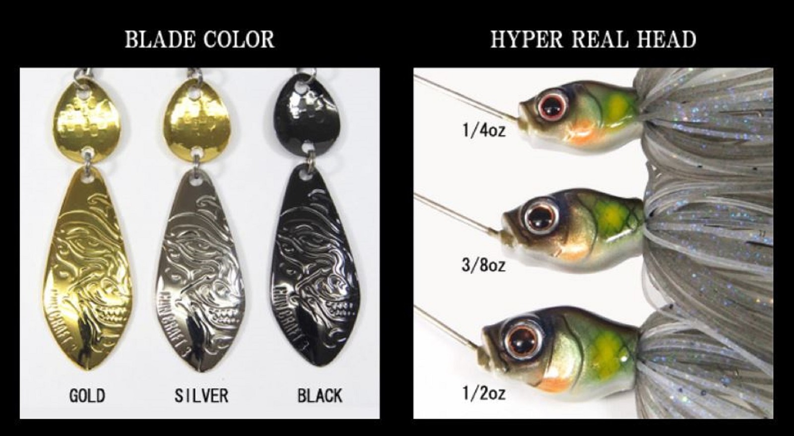 Gan Craft Killers Bait Mini II 1/2 Oz Spinnerbait 12G (8083) - Image 5