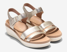 COLE HAAN 170 ORIGINALGRAND PEYTON FLATFORM Sandals Women's Shoes NEW W33668
