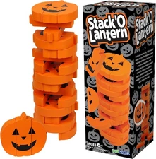 Funwares Wooden Blocks Stacking Game, Tumbling Tower and Balance Game,... 