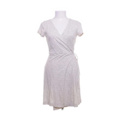 H&M, Wickelkleid, Größe: S, Weiß/Schwarz, Baumwolle/Modal, Damen #PrO