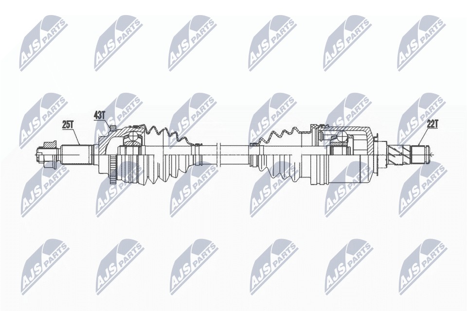NPW-SU-050 NTY Drive Shaft for SUZUKI - Image 8
