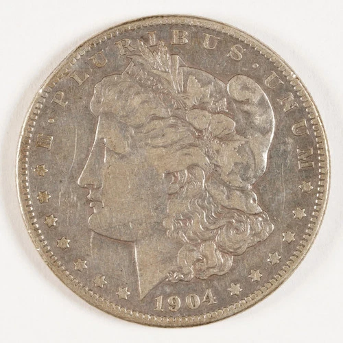 1904-S Morgan Dollar $1 VF Condition - Rim Bump 11:00 31409