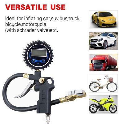 #ad 250 PSI Digital Tire Inflator with Pressure Gauge Air Chuck For Truck Car Bike $14.39
