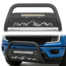 3 Bull Bar Push Bumper Grille Guard For 20042025 Ford F-150 With Led Light Bar 3 Bull Bar Push Bumper Grille Guard For 20042025 Ford F-150 With Led Light Bar