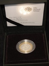 2011 Mary Rose £2 Two Pound SILVER Proof Royal Mint Case and COA 