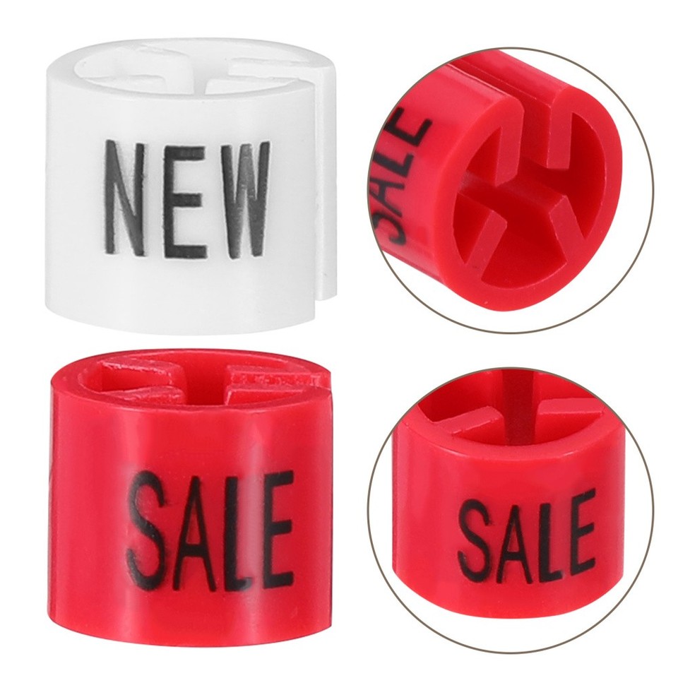 100 Pcs Clothing Rack Numbered Size Tags Clothes Retail Store Supplies ...