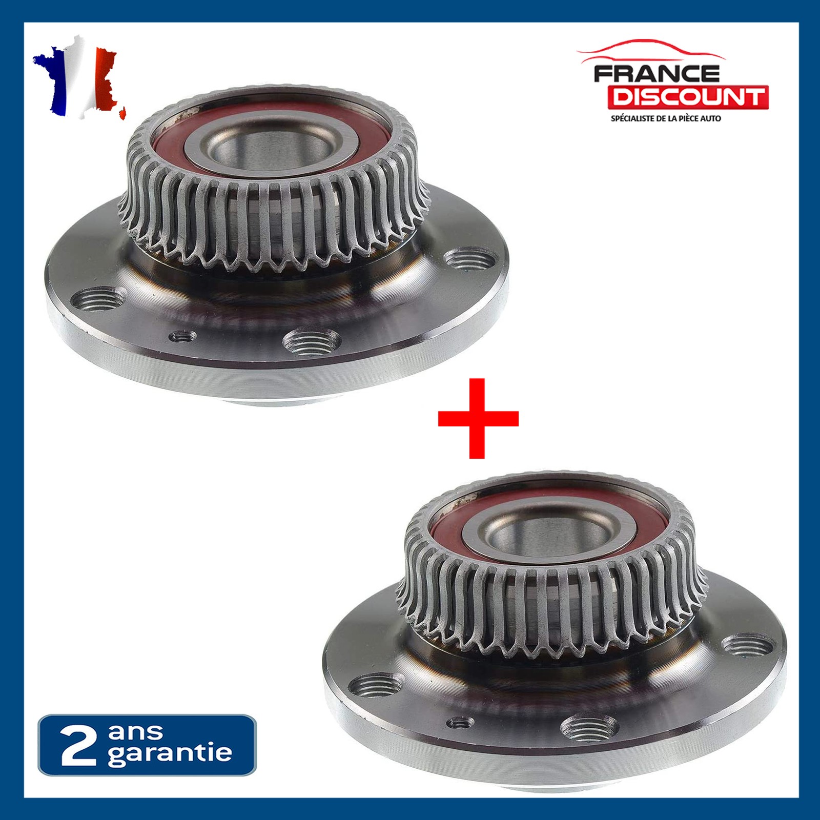 2 moyeux roulement arriere 1J0598477 pour resoudre le jeu de roue sur New Beetle et Bora