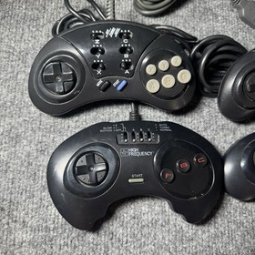 Lot of 3 3rd Party & 1OEM Sega Genesis Saturn Controllers Tested 4 Total