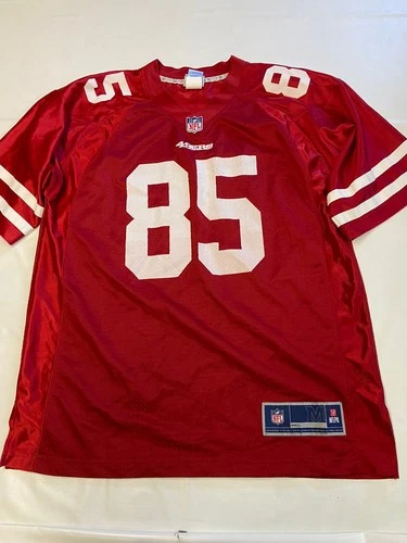 Mens NFL PRO LINE Red San Francisco 49ers #85 George Kittle Jersey Sz M