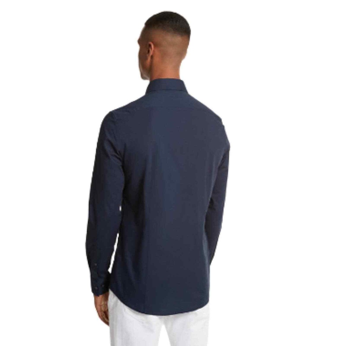 michael kors dress shirts slim fit Short Sleeve Button Down Linen Shirt main image 0