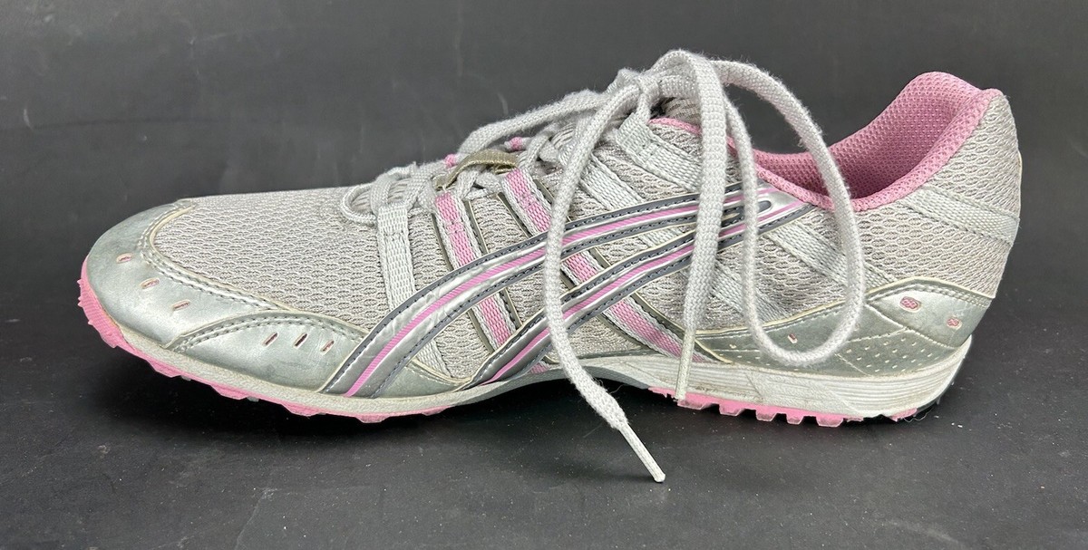 Asics Hyper-Rocket Girl XC Track Shoe GY656 US 9.5 Silver/Pink