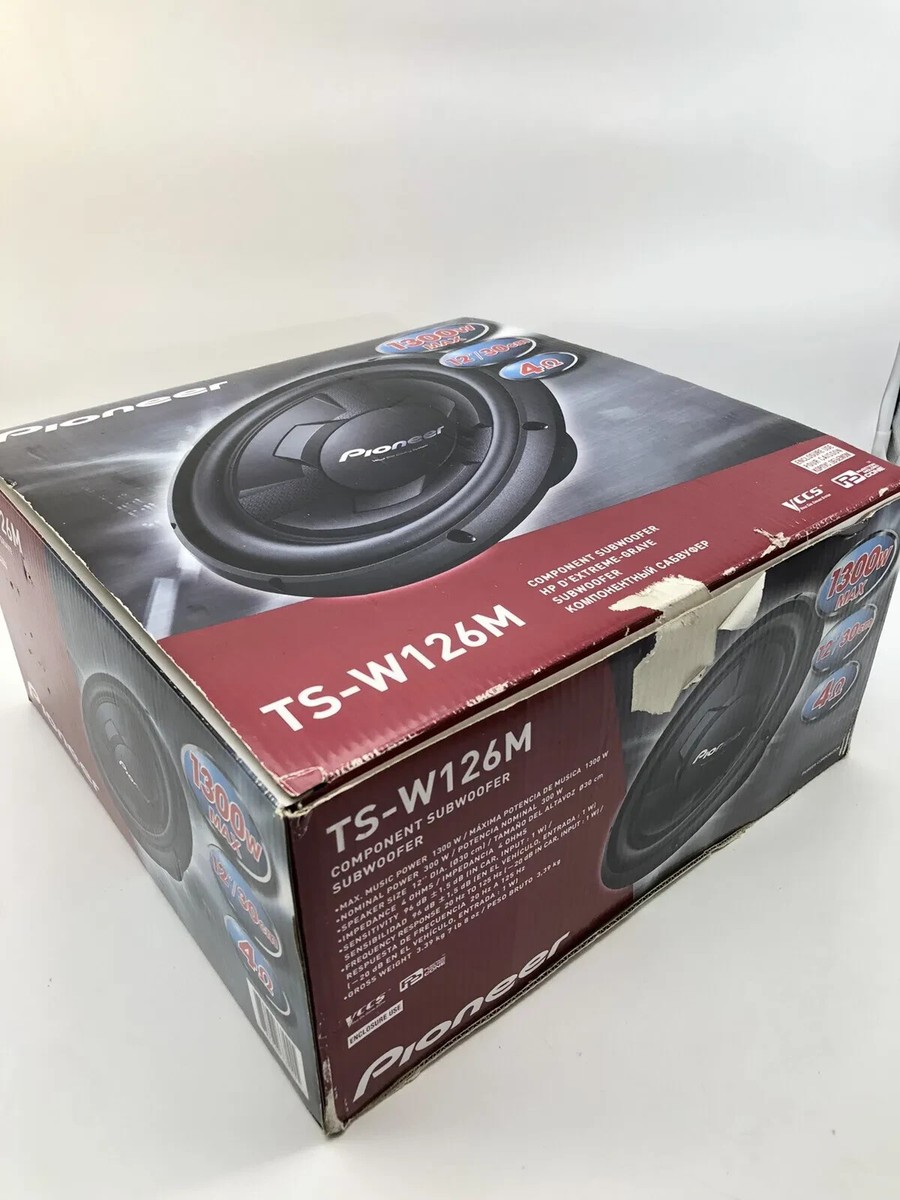 Voice Coil Cooling Tsw126m Pioneer Vccs Bass Pioneer TSW126M 12