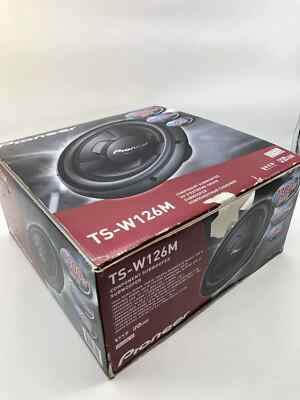 Pioneer TS-W126M subwoofer 12'' 1300 W max Car Stereo Speaker Black
