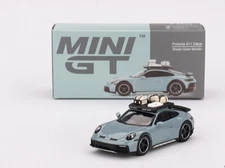 Mini GT 1:64 Porsche 911 Dakar Shade Green Metallic Diecast Model Car MGT00780
